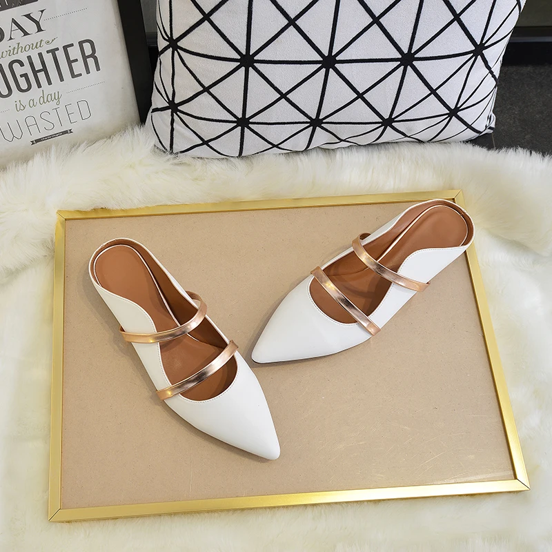 designer pointed flats
