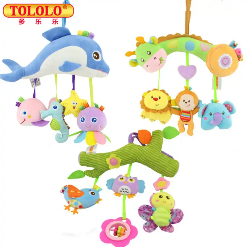 Baby Crib Musical Mobile Cot Bell Music Box Baby Bed Rattles Kids