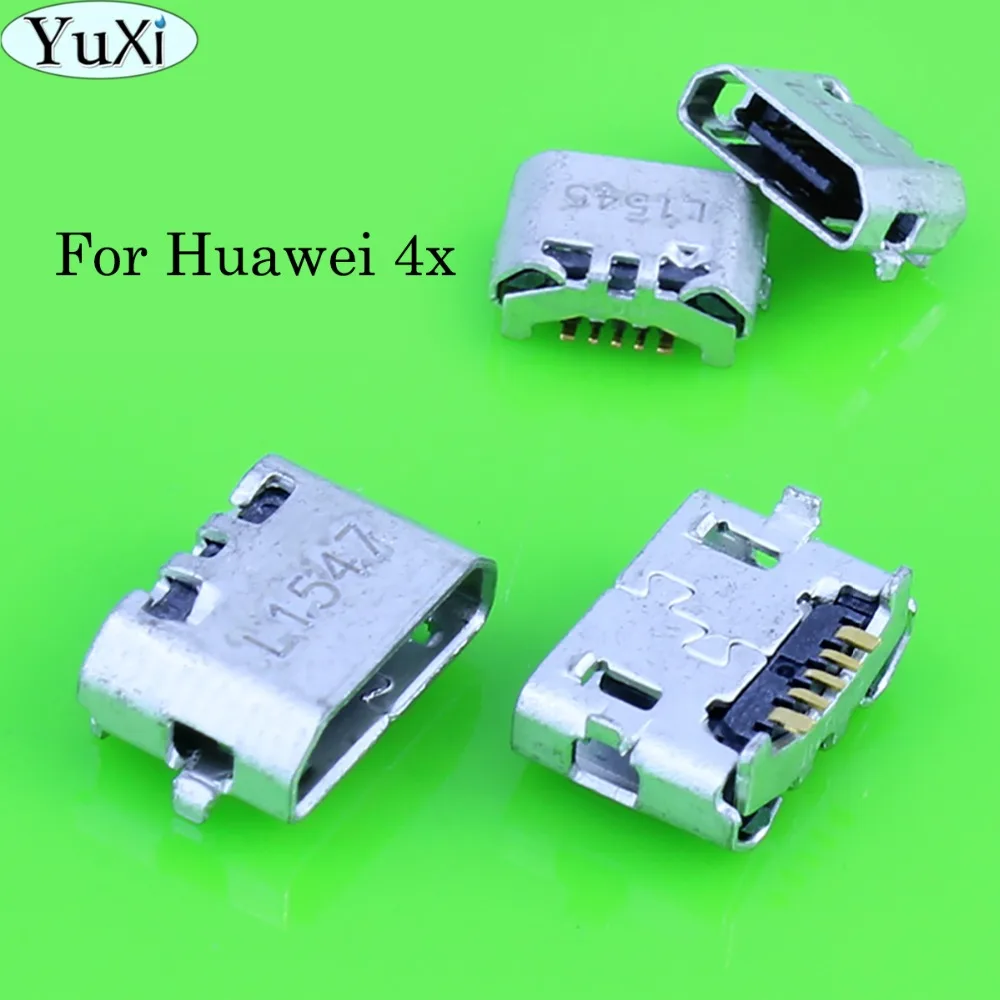 

YuXi For Huawei 4X 4X Y6 4A P8 C8817 P8 max P8 Lite 4C 3X Pro Micro USB jack charging port mini usb socket connector dock plug