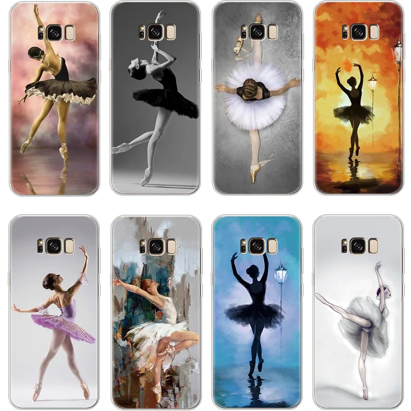 

For Samsung Galaxy J2 J3 J5 J7 Prime S5 S6 S7 Edge S8 S9 Plus Note 8 9 A3 A5 A6 A8 2016 2017 2018 Ballet For samsung s9 case TPU