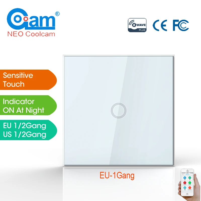 Prix NEO Coolcam NAS SC01ZE Maison Intelligente Z Vague Plus 1CH L UE Smart Wireless Remote Control Interrupteur Compatible Avec Z vague Interrupteur