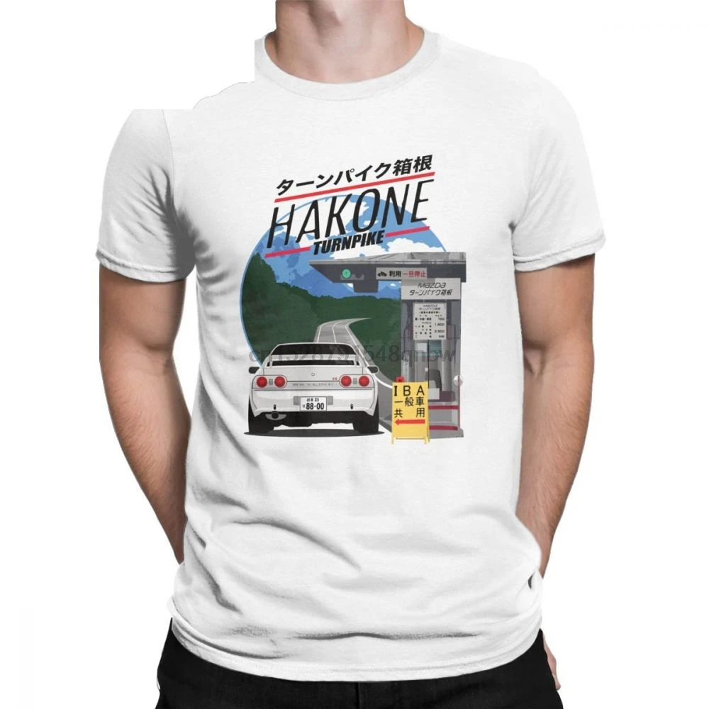 Мужская футболка Hakone Skyline R32 GTR винтажные хлопковые футболки с коротким рукавом