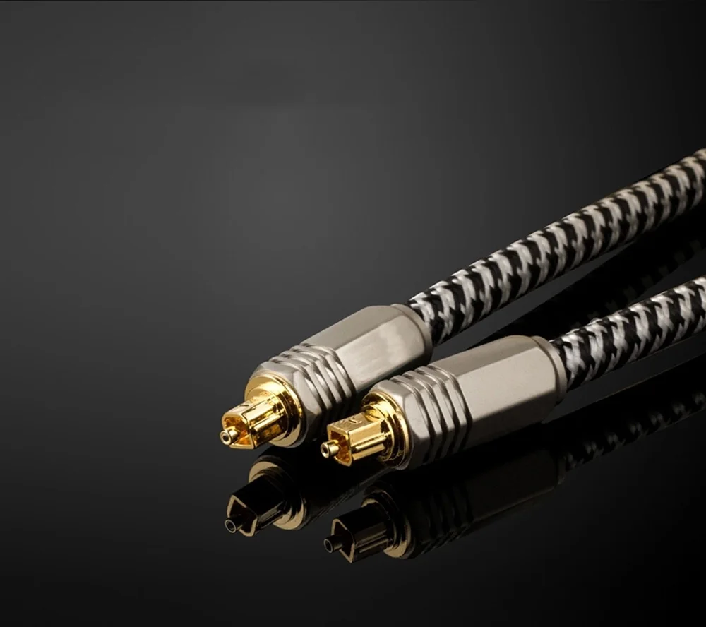

GoSo Enthusiast High Quality HIFI Toslink Fiber Optic Digital Optical Digital Audio Side Port Cable for Stereo TV CD Blu-ray G72