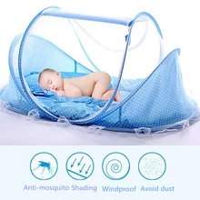 Yourtes Bébé Lit Avec Oreiller Tapis Ensemble Portable Pliable Lit Avec filet Nouveau-Né Coton Sommeil Voyage Lit Nouveau Lit Bébé 0-3 Ans