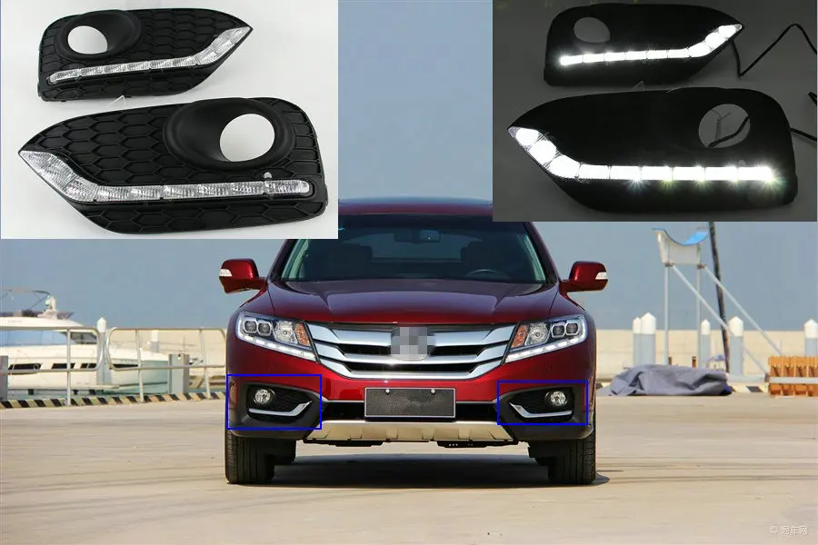 2pcs Auto LED DRL Driving Daytime Running Light Lamp Relay 12V Daylight