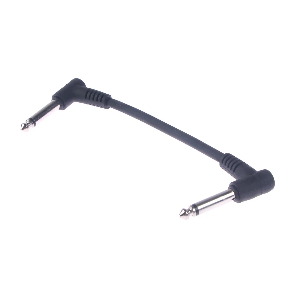 

New Guitar effect cable black guitar patch cables instrument right angle connector cord a-line Multifunction Guitar Accessories