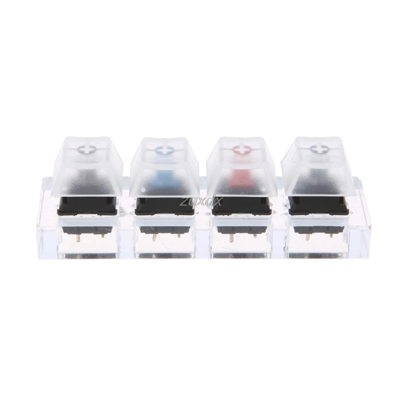 Acrylic Mechanical Keyboards Switch 4 Translucent Clear Keycaps Tester Kit Z09 Drop ship