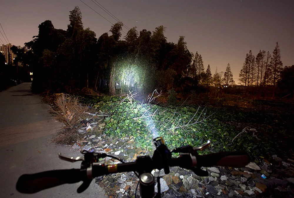 LEADBIKE Outdoor Bicycle MTB Water Resistant LED Front Warning Safety Light Headlight Flashlight Bike Accessories