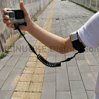 

Gopro Safety Leash Arm Lanyard for Gopro Hero Mouth Mount / Diving Mask / Bodyboard / Head Strap & Gopro Session SJCAM Mounts