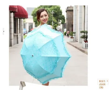 

Three fold a vinyl umbrella
