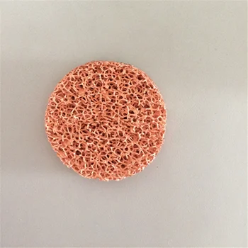 

Custom round porous foam copper, aluminum ,titanium battery electrode, copper thermal