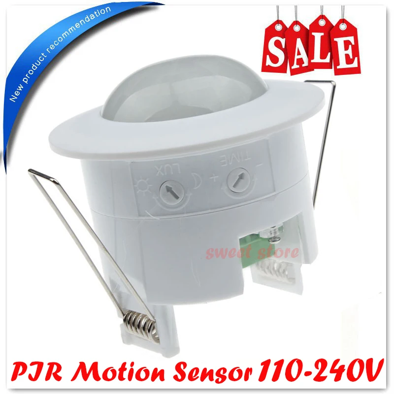 

360 degrees of intelligent infrared waterproof hidden PIR motion sensor probe the ceiling light sensor switch ac 110 v to 240