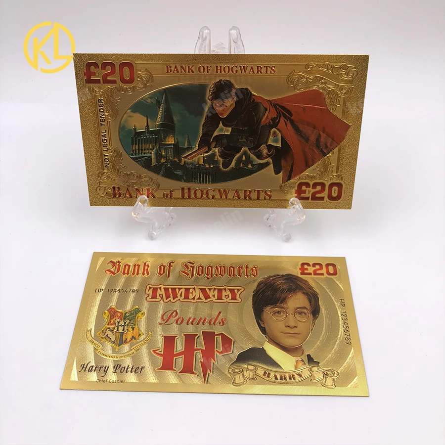 10 шт./лот сувенирная коллекция в классическом стиле с памятью 24K золотые банкноты для игры с сертификатом и конвертом