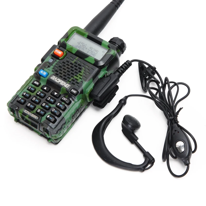 2 предмета BaoFeng UV-5R 10 км портативная рация VHF/UHF 136-174 Mhz/400-520 Mhz Dual Band CB набор УФ-5r Портативный Walkie talkie uv5r