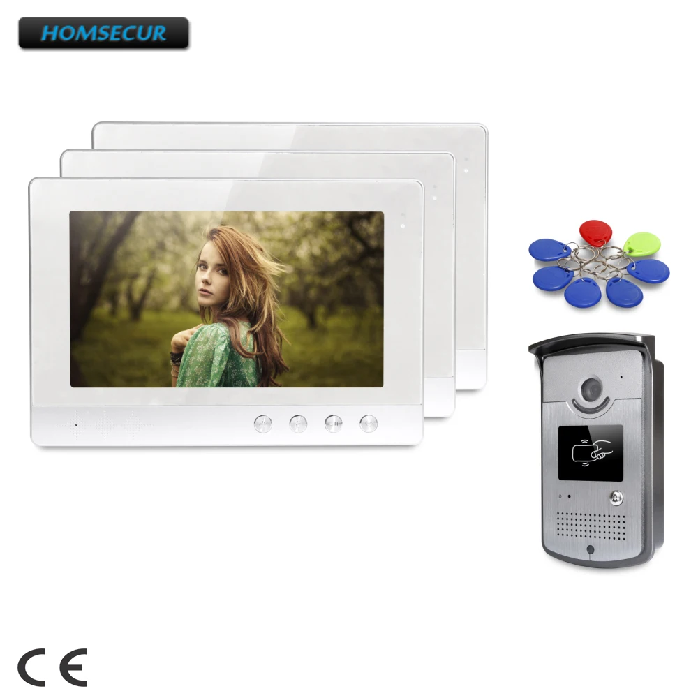 

10.1" Video Door Entry Intercom Kit Electric Lock Supported Premium Package 1v3 : XC001+XM101-S