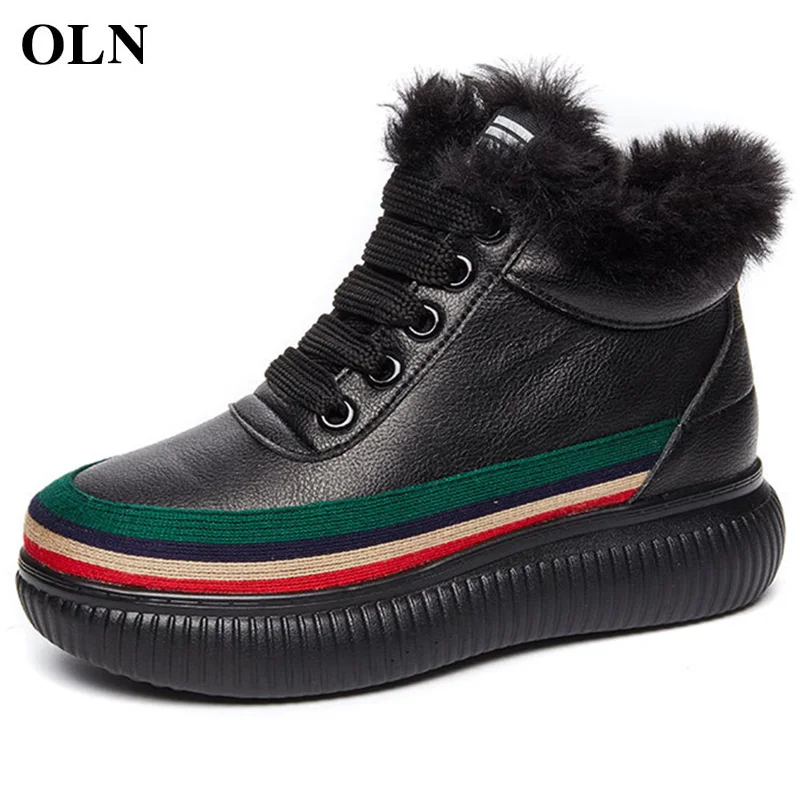 

OLN Woman Brand Outdoor Athletic Comfortably Keep warm Women Running Shoes Winter Womens Sneakers Outdoor Jogging Sport Shoes