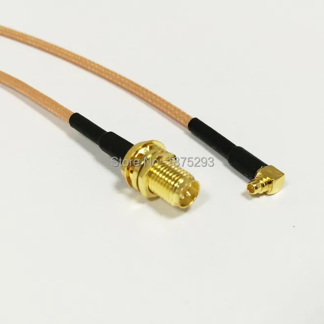 

RF RPSMA Female Switch MMCX Male Right Angle Pigtail Cable RG316 Wholesale Fast Ship 15CM