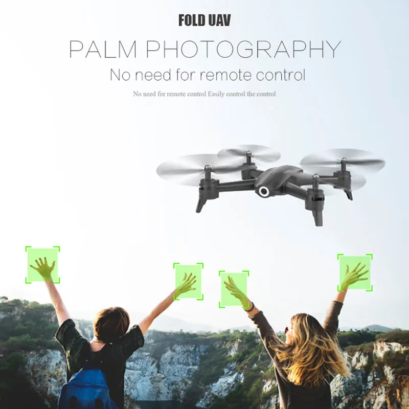 S165 Интеллектуальный Радиоуправляемый Дрон WIFI FPV 720 P/1080 P/2 K HD Двойная камера долгое