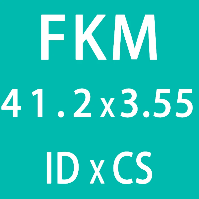 5 шт. фторкаучук кольцо зеленый/FKM/уплотнительные прокладки уплотнения CS 3,55 мм ID34.5/35,5/36,5/37,5/38,7/40/41,2 мм колцеобразное уплотнение масла прокладка уплотнительная шайба - Цвет: ID41.2mm