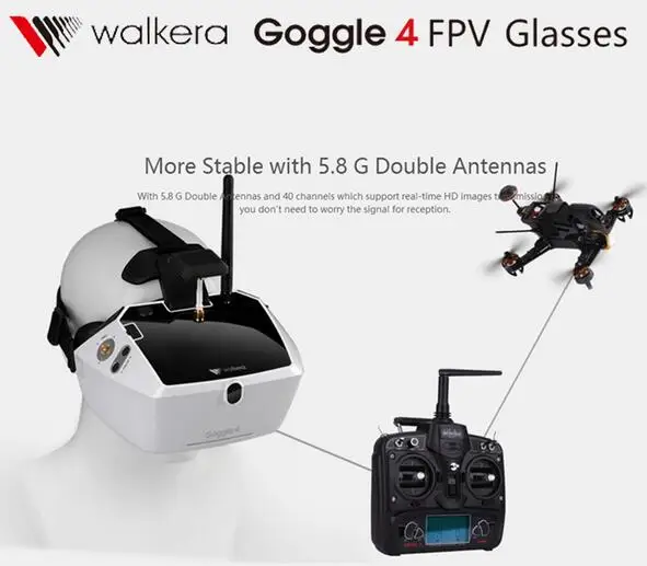 その他 Goggle4 FPV VR Experience Amazon.com: Walkera Goggle4 FPV Wireless 5.8GHz 40-Channel