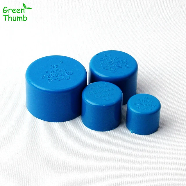 30pcs Blue PVC Inner Diameter 20 mm/25 mm/32 mm/40 mm Pipe Cap Hose End  Connector for Garden Irrigation Watering System Adapter - AliExpress