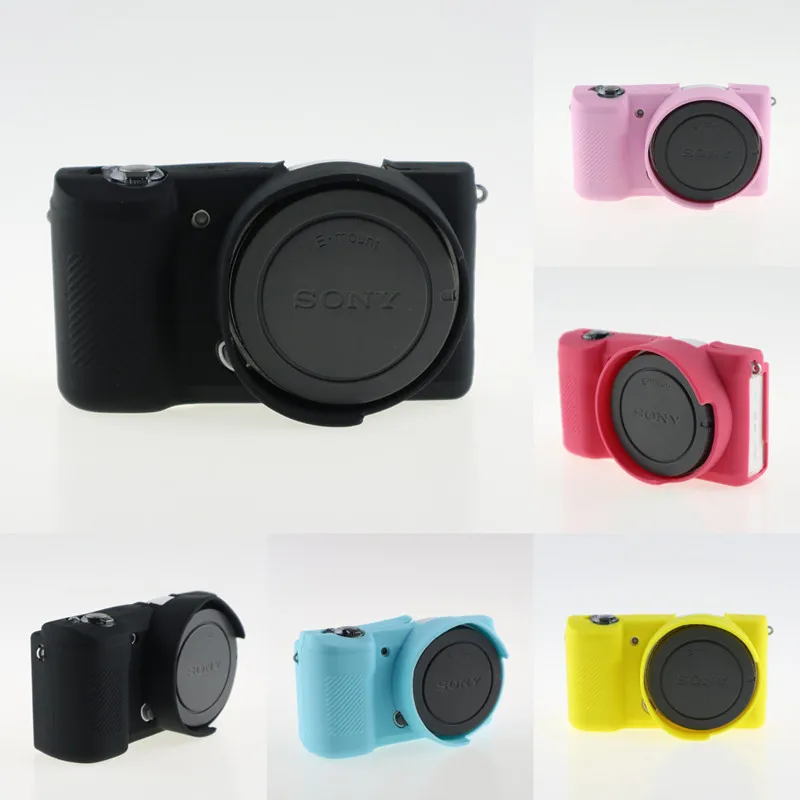 funda de protección funda protectora para Sony Alpha a5000 a5100-negro Cámara de silicona