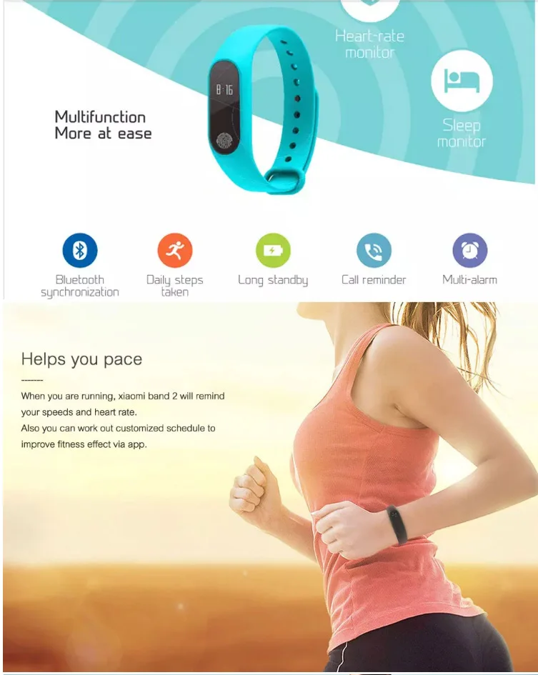 Women&Men's Waterproof IP67 M2 Watch Fitness Heart Rate Monitor Blood Pressure Pedometer Bluetooth Smart Wristband Android iOS Women&Men's Waterproof IP67 M2 Watch Fitness Heart Rate Monitor Blood Pressure Pedometer Bluetooth Smart Wristband Android iOS