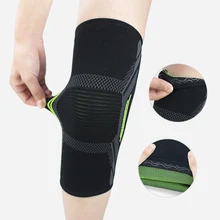 1 Piece Sports Knee Brace Compression Sleeve Elastic Non-Slip 3D Circular Knitting Provides Fitness Running Cycling Knee Pad