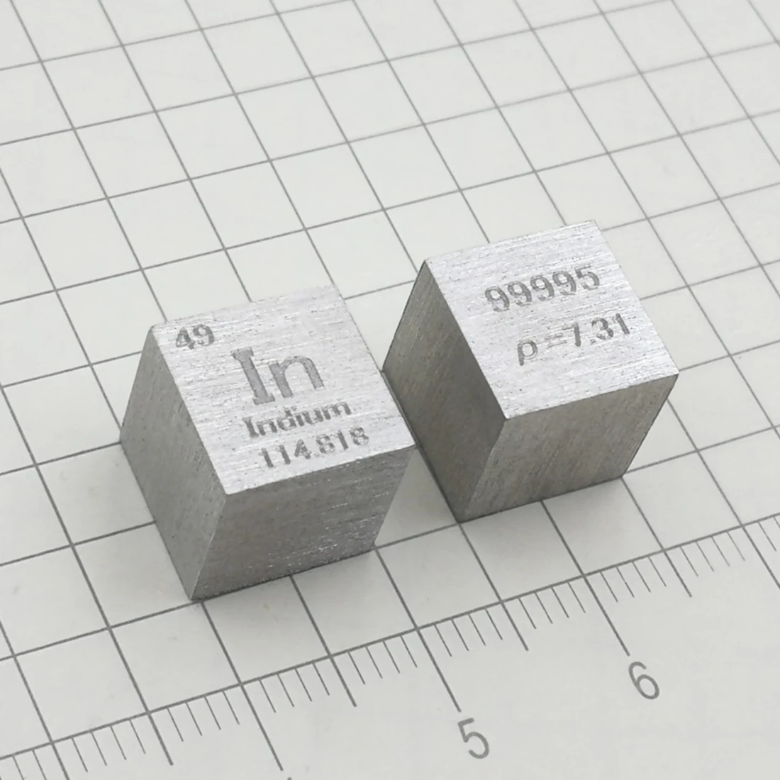 10x10x10 мм проволочный Кубик из индиума, промежуточная Таблица элементов, куб(In≥99. 995