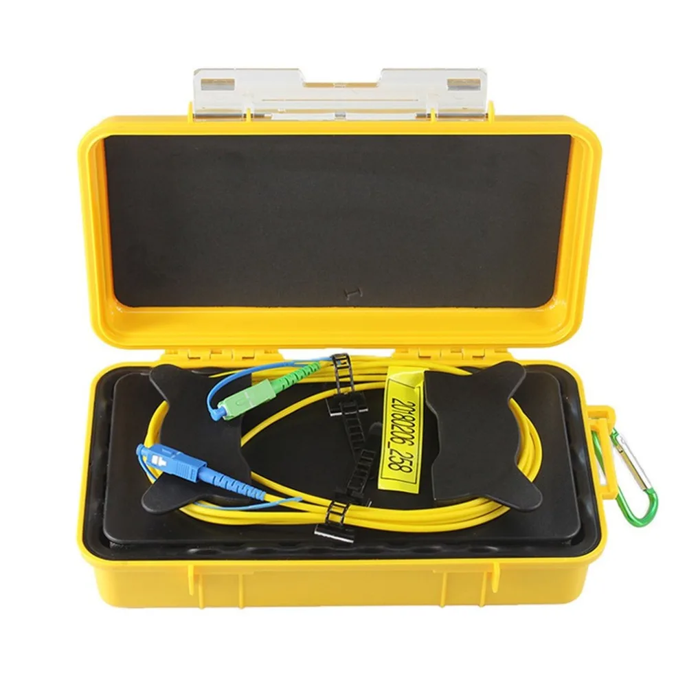 SC-UPC/SC-APC Professional Single Mode 1KM OTDR Launch Cable Box Fiber Ring OTDR Launch Fiber Optic Cable SC-UPC/SC-APC Professional Single Mode 1KM OTDR Launch Cable Box Fiber Ring OTDR Launch Fiber Optic Cable