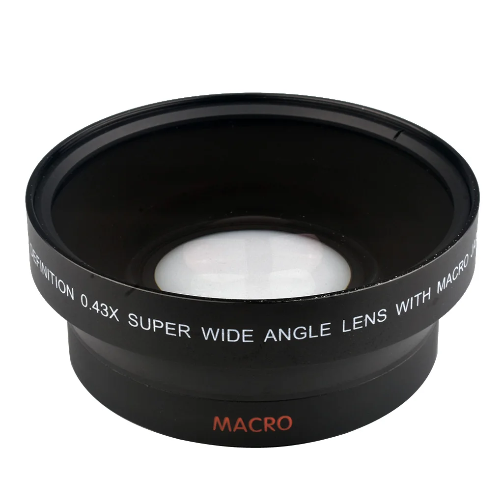 72mm 0.43X Super Wide Angle & Macro Lens for Panasonic HPX170 HMC150 DVX100