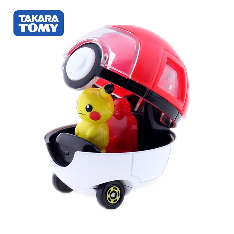 

Tomica Dream Ride On Pikachu Monster Ball Takara Tomy Pokemon Car Motors Vehicle Diecast Metal Model Children Gift Toy