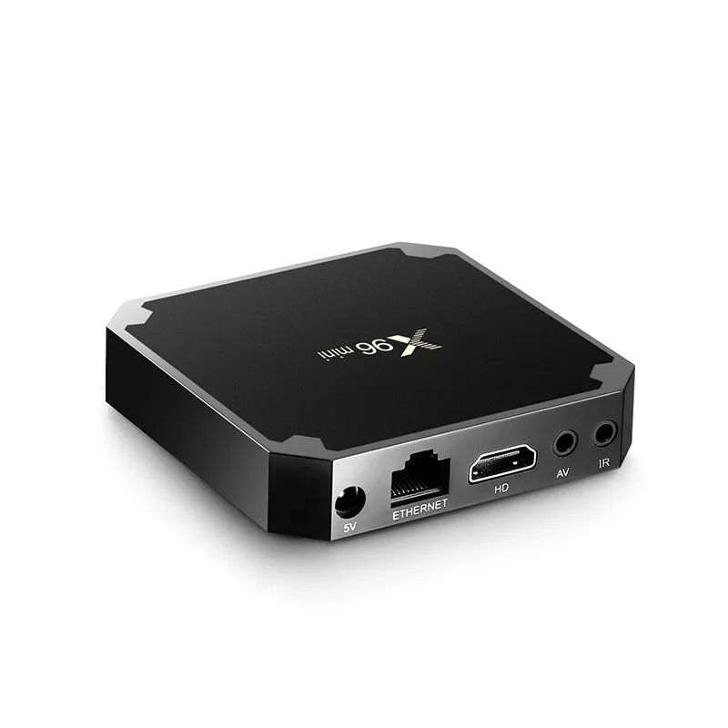 ТВ приставка X96 Mini с четырехъядерным процессором Amlogic S905W Android 7 1 2 + 16 ГБ 4K|smart tv box|tv