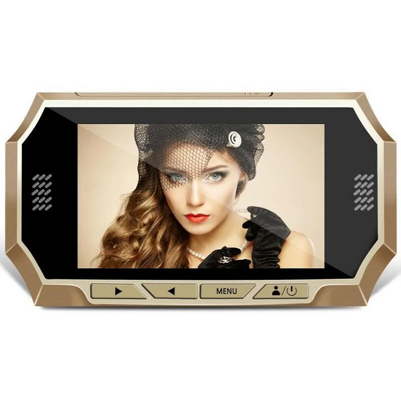  4.3 Intelligent wireless visual doorbell high definition photo recording video intercom monitor cam