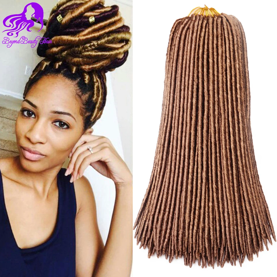 Kanekalon Faux Locs Braid Hair Ombre Faux Locs Braid Hair Crotchet