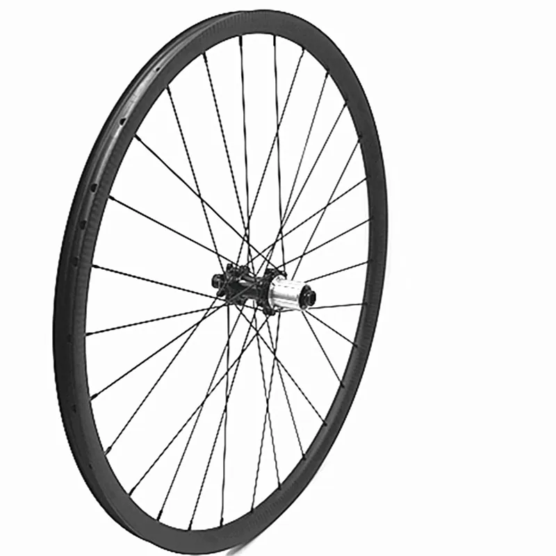 Perfect 29er disc brake rodas mtb  M32 Straight pull 100x15 142x12 tubeless disc wheel mtb wheels 27.4x23 3k twill carbon wheels 1