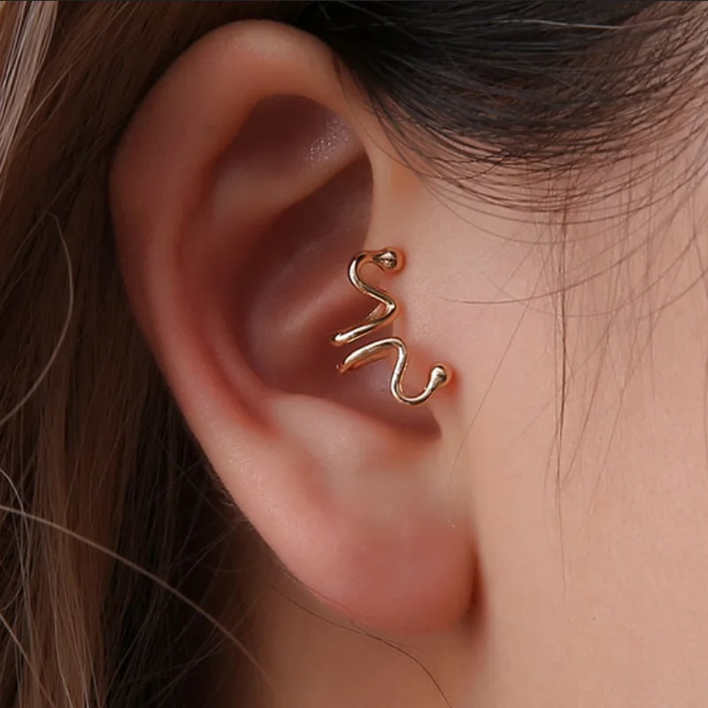 

Linnor Exaggerated Personality Match Head Stud Earring Gold Silver Alloy Geometry Earing mujer cordao aretes