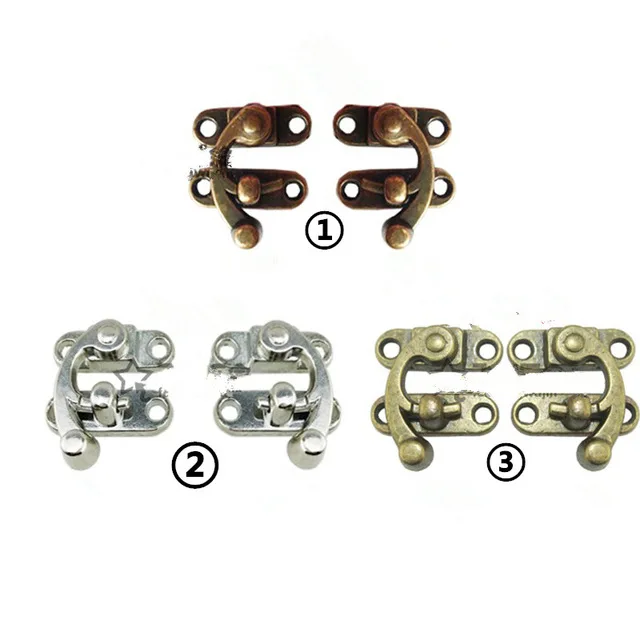 

1Pair(Left And Right)Box Suitcase Toggle Latch Buckles Bronze Tone,Antique Style Metal Lock,Zinc Alloy Wooden Box Lock,29*33mm