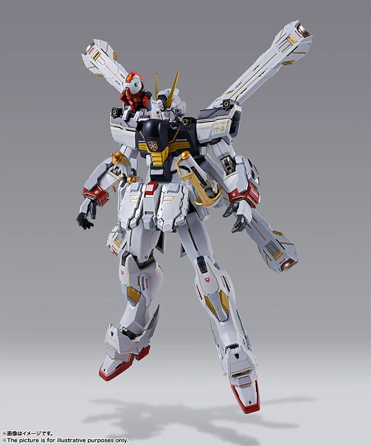 CMT в наличии Bandai Tamashi Наций оригинальный металлический сборки MB Crossbone Gundam X1 аниме металл сборки игрушечные лошадки рисунок