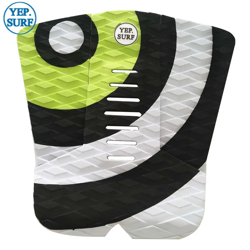 

Surf Pad EVA SUP deck pads traction pad surfboard foot tail pads black and whith Circle