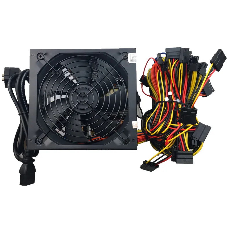 1600 واط ATX التعدين امدادات الطاقة التعدين آلة امدادات الطاقة ل ETH/BTC جديد الصامت PC 1600 واط ATX bitcoin مينر 12 فولت 1600 واط 24PIN 8PIN
