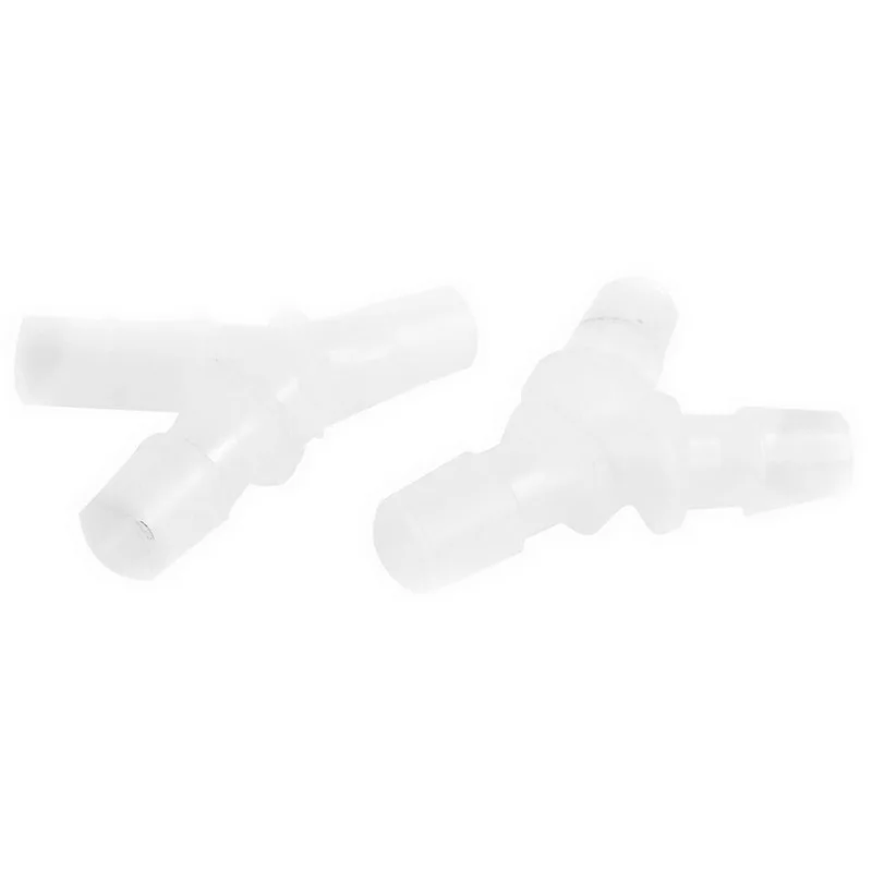 2 Pcs Plastic Y Shaped 3 Way 16.3mm Aquarium Air Pump Line Tubing