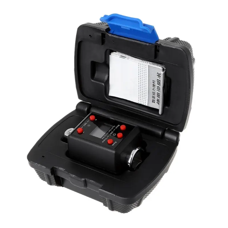 

Digital High Torque Wrench 1.5-1000nm Adapter 1/4 3/8 1/2 3/4 Drive Microtorque