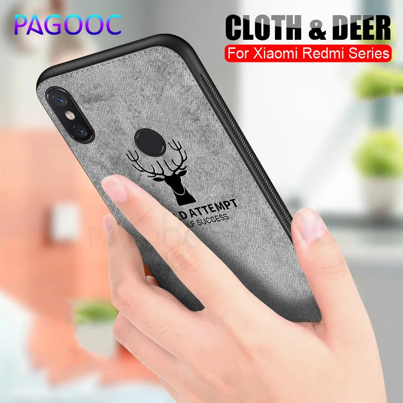 

Business Cloth Silicone Cover Case For Xiaomi Redmi 5 5A 5 Plus S2 6 6A 6 Pro Note 5A Note 5 6 Pro Shockproof Phone Case Bag