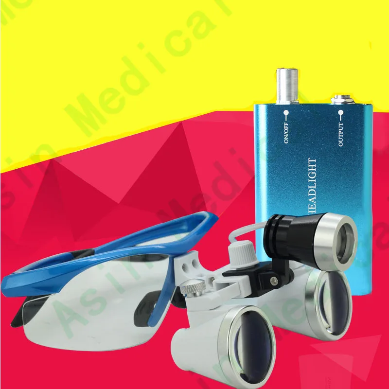  Dental Oral Care Dental equipment 3.5 times high-definition zoom glasses head light oral LIGHT DEASIN 2018