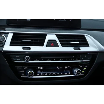 

For BMW 5 Series G30 2017 2018 ABS Matte Car Central Control air outlet Cover Trim car accessories styling 1pcs