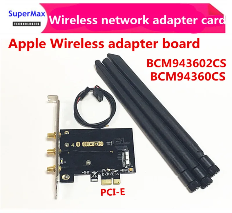 Сетевой адаптер BCM94360CS BCM943602CS Беспроводной Wi-Fi WLAN сменная плата для настольного ПК