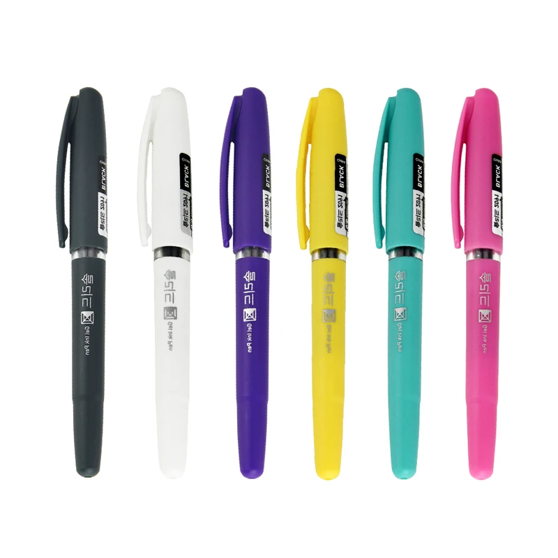 

10PCS Monami Gel Pen 0.5mm Black Signature Pen 2091 Full Needle Color Gel Pen