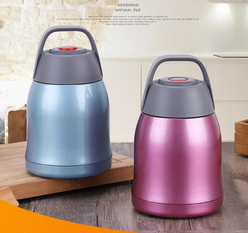 

600ML 304 Stainless Steel Lunch Box Food Thermal Jar Vacuum Insulated Soup Thermos Containers