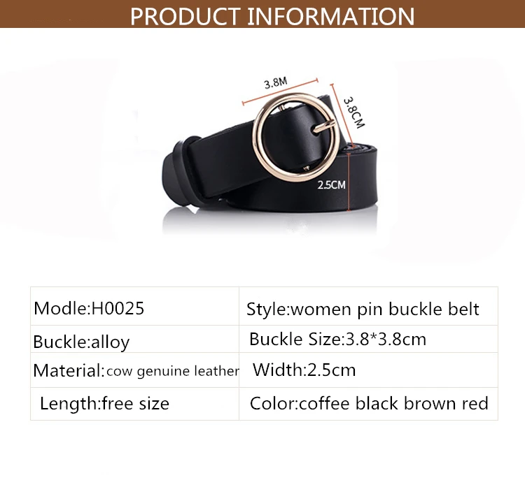 COWATHER women belts cow genuine leather good quality alloy pin buckle fashion style design cinto feminino original brand